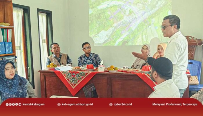 Dukung Pembangunan Sabo Dam di Malalak, Kantor Pertanahan Kabupaten Agam Hadiri Sosialisasi bagi Masyarakat Terdampak