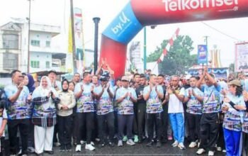 Semarak HUT ke-81 Labuhanbatu: Bupati Maya Hasmita Jalan Santai Bersama Ribuan Warga