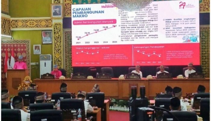 Pimpin Paripurna HUT Ke-27 Kabupaten Pelalawan, Ketua DPRD Gelorakan Semangat Pembangunan