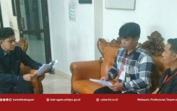 Dukung Kelancaran Pelaksanaan Eksekusi, PA Lubuk Basung Koordinasi dengan Kantor Pertanahan Kabupaten Agam