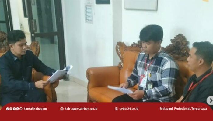 Dukung Kelancaran Pelaksanaan Eksekusi, PA Lubuk Basung Koordinasi dengan Kantor Pertanahan Kabupaten Agam