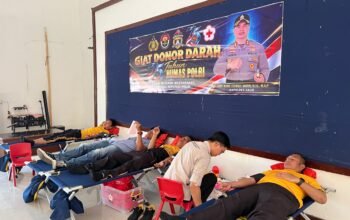 Polres Kaur Gelar Donor Darah dalam Rangka Hari Jadi Humas Polri ke-75 Tahun 2026