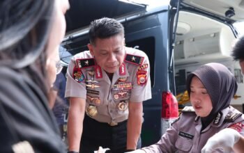 Polda Bengkulu Gelar Bakti Kesehatan, Psikologi Keliling dan SKCK Keliling di Ngopi.id Suka Ramai