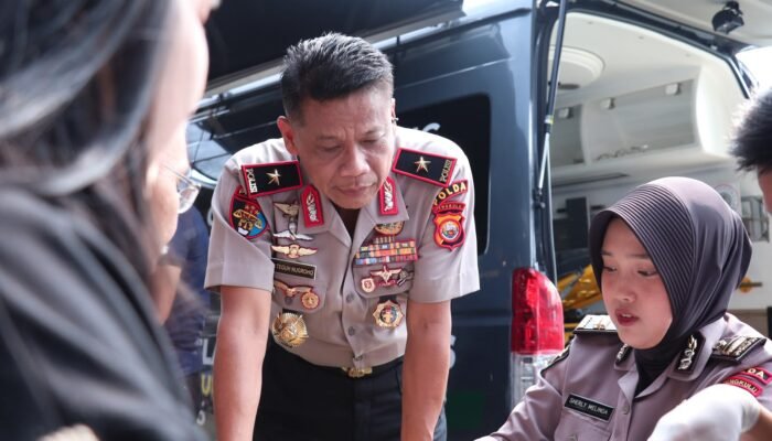 Polda Bengkulu Gelar Bakti Kesehatan, Psikologi Keliling dan SKCK Keliling di Ngopi.id Suka Ramai