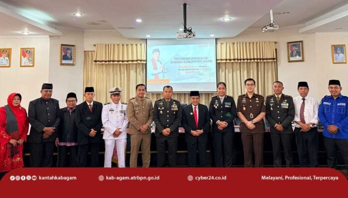 Kantor Pertanahan Kabupaten Agam Dukung Program Unggulan Daerah “Bangkik dari Surau” melalui Rapat Koordinasi