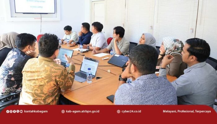 Kantor Pertanahan Kabupaten Agam Laksanakan Ekspose Internal Audit Kinerja PTSL Tahun Anggaran 2026