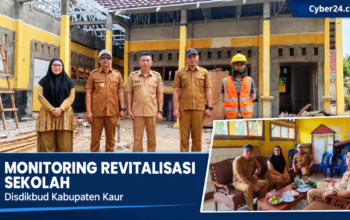 Disdikbud Kaur Monitoring Revitalisasi SDN 45 dan SDN 6, Progres Pembangunan Capai Lebih dari 50 Persen