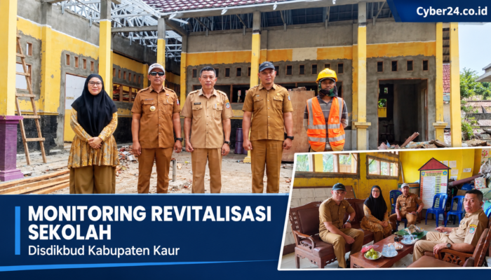 Disdikbud Kaur Monitoring Revitalisasi SDN 45 dan SDN 6, Progres Pembangunan Capai Lebih dari 50 Persen